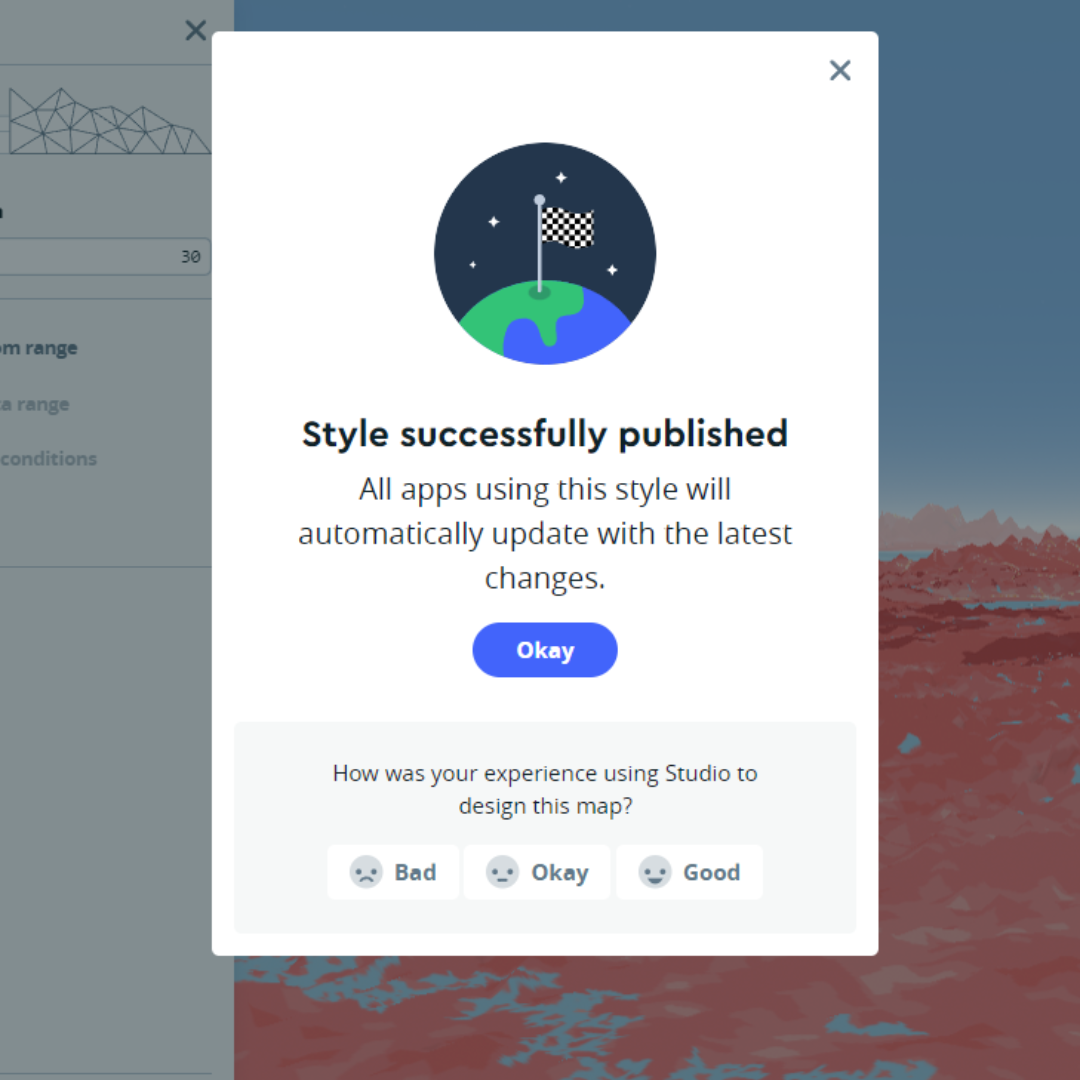 And here is a picture of my first successfully published map! Yay!